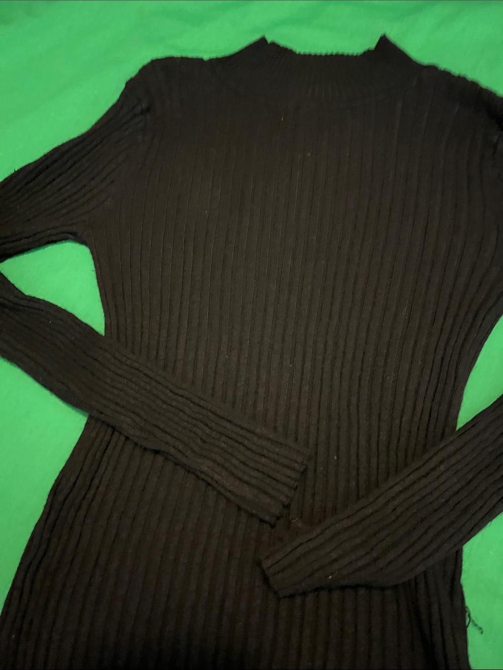 SO Black Ribbed Mock Neck Sweater - Picture 10 of 10